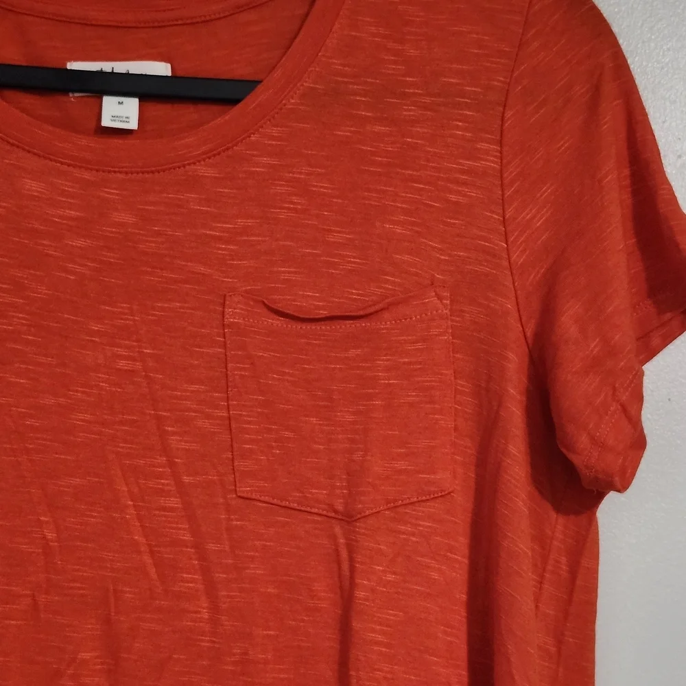 Style & Co. Orange Short Sleeve T-Shirt - Picture 3 of 7